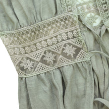 Load image into Gallery viewer, FANCYINN Womens Long Lace Cover up Sheer Bikini Coverups Kimono Tie Front Bathing Suit Swimsuit Beachwear