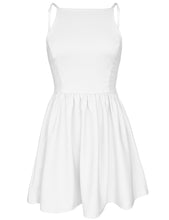 Load image into Gallery viewer, Fashion Women Spaghetti Strap Floral Print Beach Style Skater A Line Mini Dress