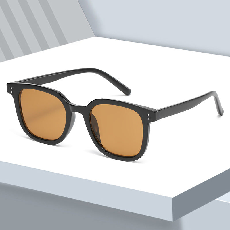 JERTHIS Classic Round Sunglasses for Women Men Retro Vintage Shades Large Plastic Frame Sunnies