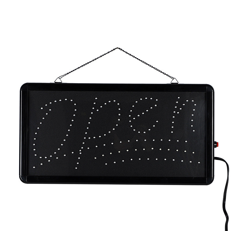 JERTHIS Electronic billboard with neon lights Open Closed Signs for Business - Led Open Closed Sign - Motion Light Sign with US Plug and On/Off Switch - Great for Bar, Coffee Shop, Pizza Store, Restaurant, Hotel, ATM and Party (Open Closed)