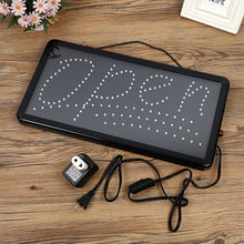 Load image into Gallery viewer, JERTHIS Electronic billboard with neon lights Open Closed Signs for Business - Led Open Closed Sign - Motion Light Sign with US Plug and On/Off Switch - Great for Bar, Coffee Shop, Pizza Store, Restaurant, Hotel, ATM and Party (Open Closed)
